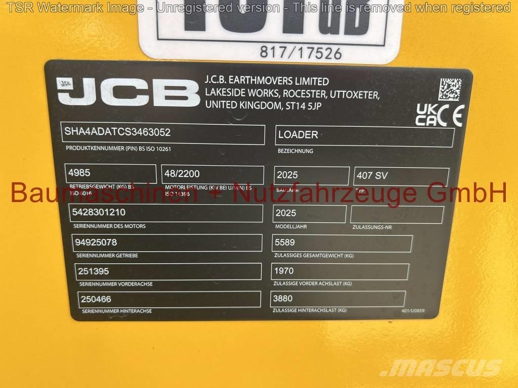JCB 407 Klima -Demo- ホイールローダー・タイヤショベル