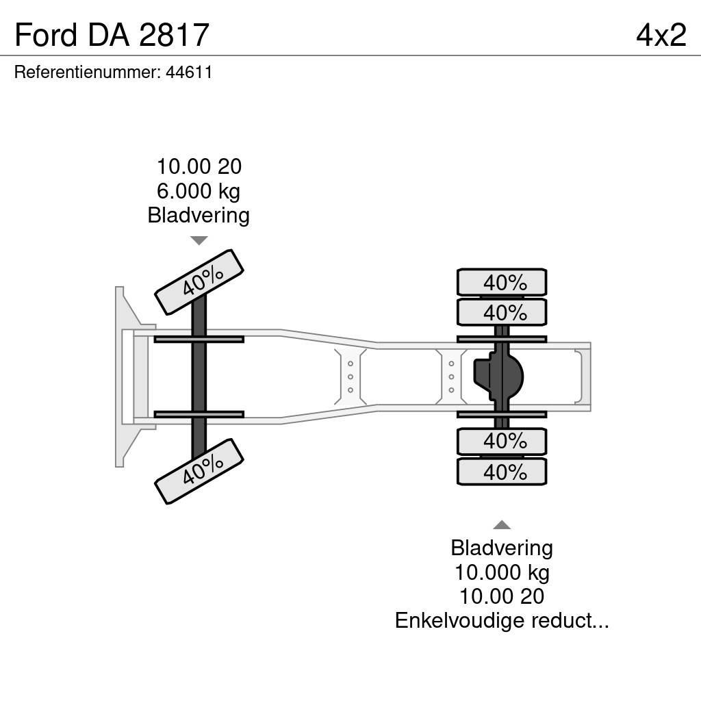 Ford DA 2817 中古トラクターヘッド | トレーラーヘッド