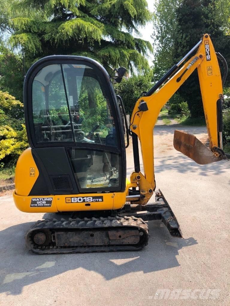 JCB 8018 CTS ミニ油圧ショベル 7t以下（ミニユンボ・ミニディガー）