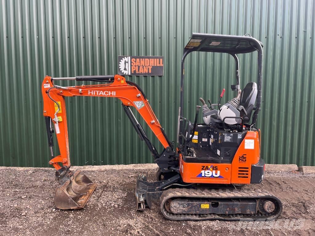 Hitachi ZX 19 U-6 ミニ油圧ショベル 7t以下（ミニユンボ・ミニディガー）