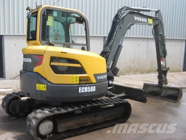 Volvo ECR 58 D ミニ油圧ショベル 7t以下（ミニユンボ・ミニディガー）