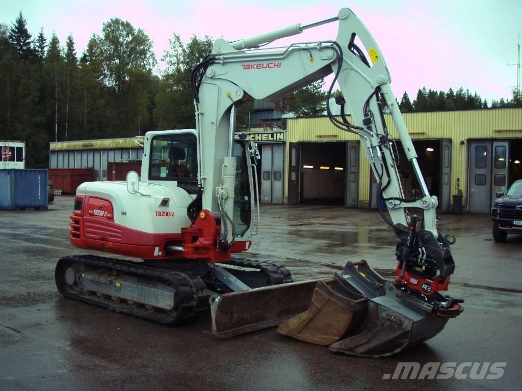 Takeuchi TB 290-2 中型油圧ショベル 7ｔ-12ｔ（ユンボ・パワーショベル・バックホー）
