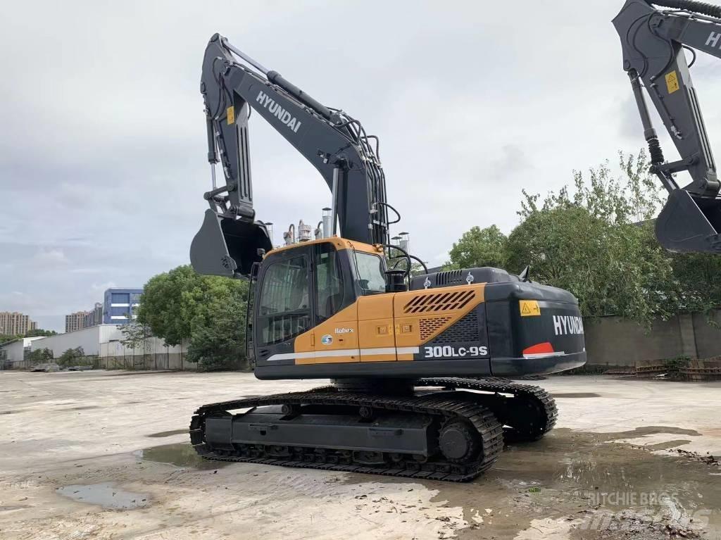 Hyundai R300LC-9S 中型油圧ショベル 7ｔ-12ｔ（ユンボ・パワーショベル・バックホー）