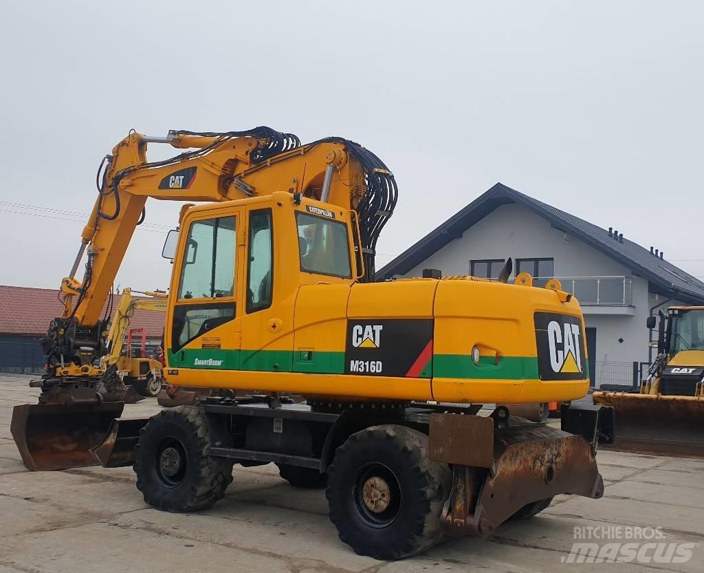 CAT M 316 D ホイール式油圧ショベル（パワーショベル・ユンボ・バックホー）