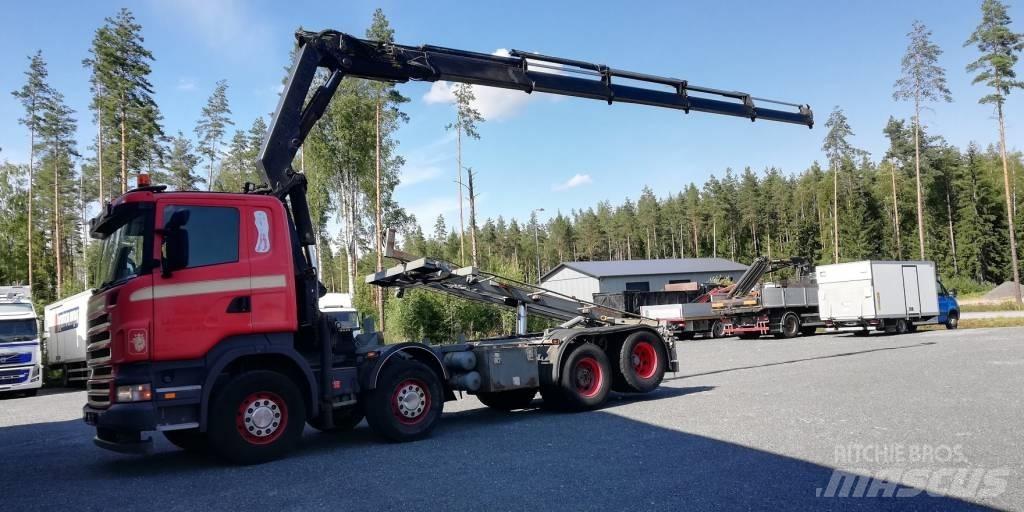 Scania R420 クレーントラック、ユニック車