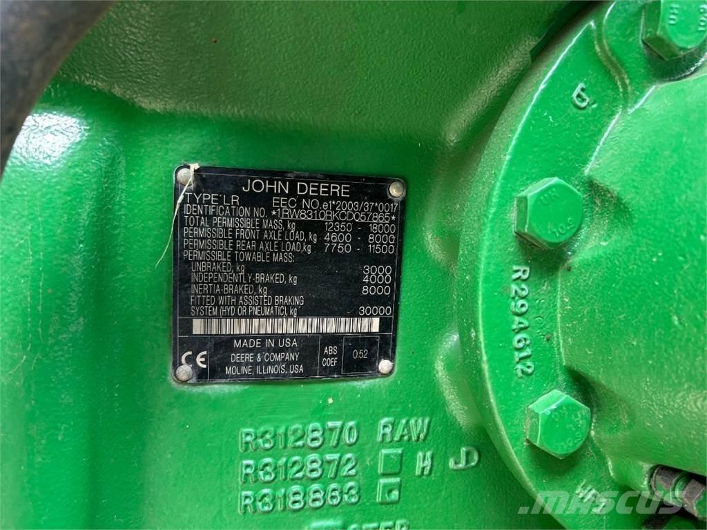 John Deere 8310R トラクター
