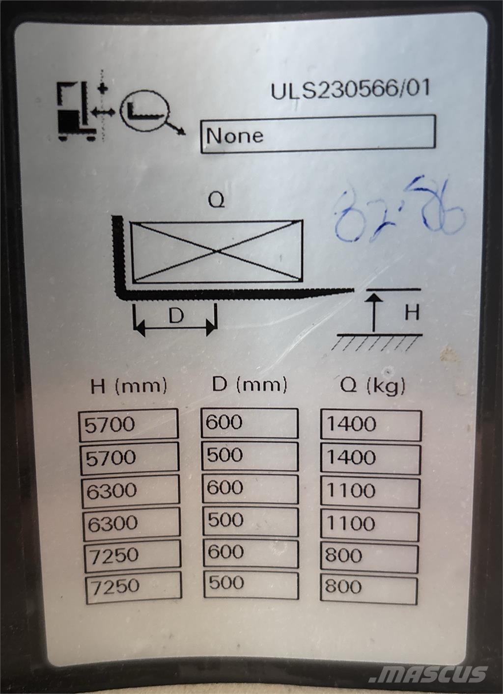 Atlet ULS140 リーチフォークリフト