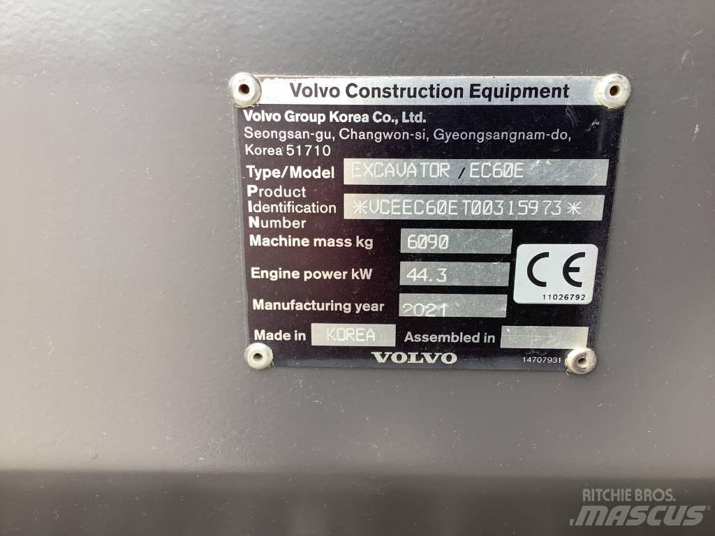 Volvo EC 60 E 大型油圧ショベル12t以上（パワーショベル・ユンボ）