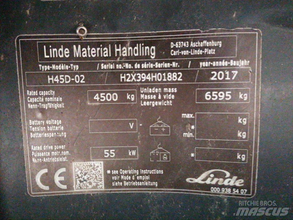 Linde H45D-02 ディーゼル・軽油