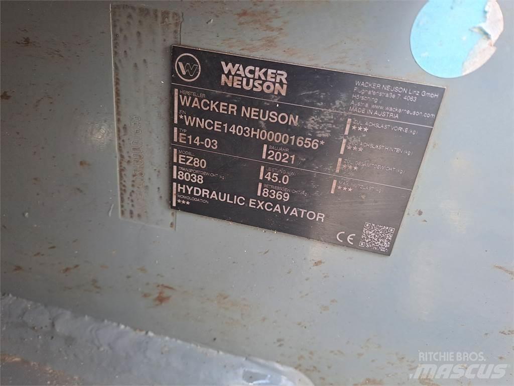 Wacker Neuson EZ80 大型油圧ショベル12t以上（パワーショベル・ユンボ）