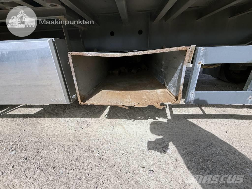 Meusburger MPA-4 フラットベッド／ドロップサイドトレーラー