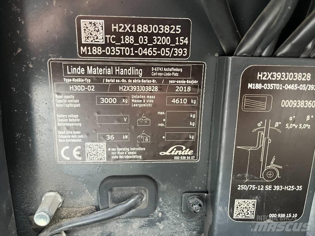 Linde H30D-02 ディーゼル・軽油