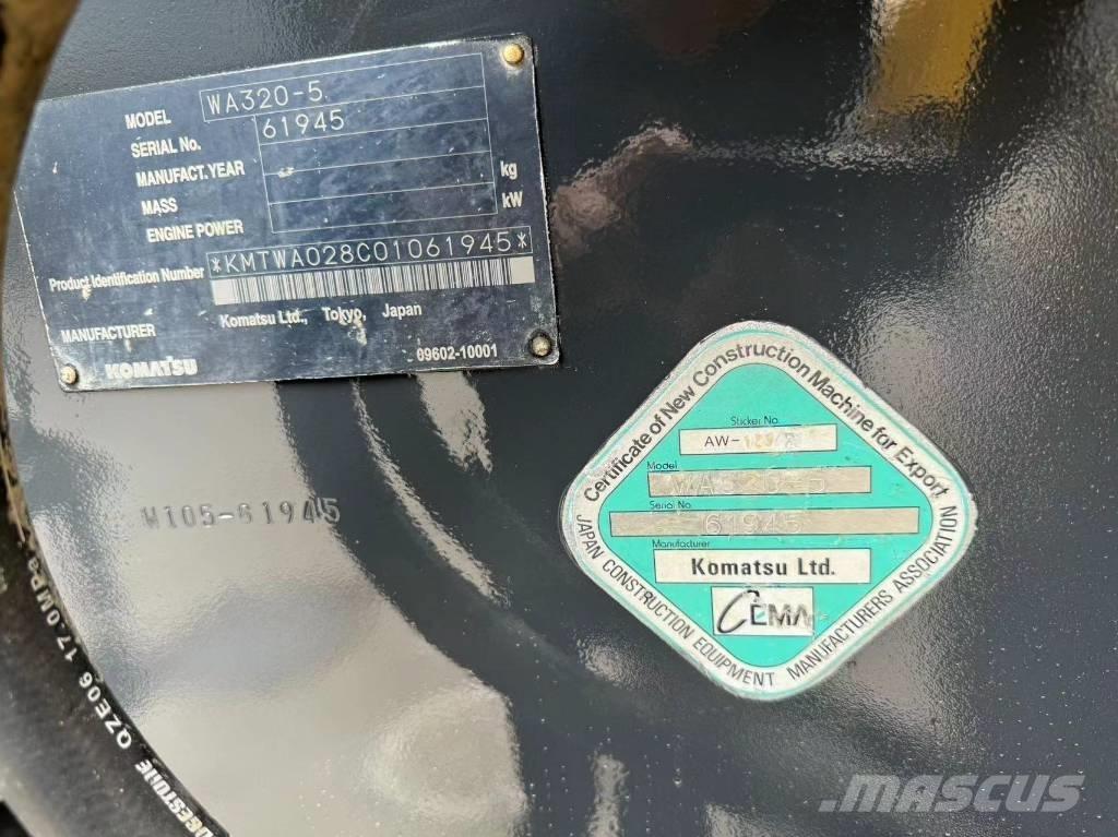 Komatsu WA 320-5 ホイールローダー・タイヤショベル