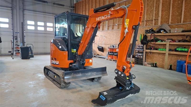 Hitachi ZX 26 U-6 ミニ油圧ショベル 7t以下（ミニユンボ・ミニディガー）