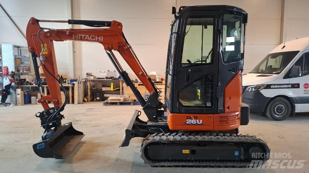 Hitachi ZX 26 U-6 ミニ油圧ショベル 7t以下（ミニユンボ・ミニディガー）