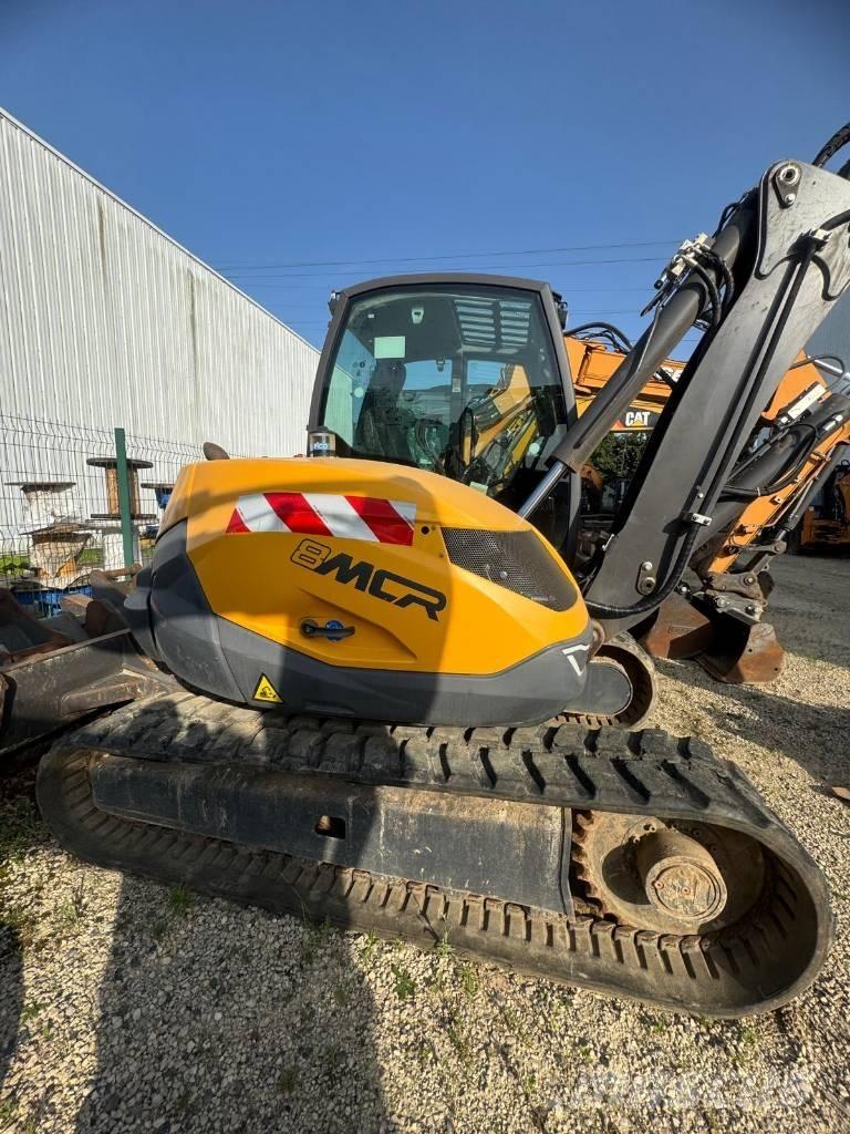 Mecalac 8 MCR 中型油圧ショベル 7ｔ-12ｔ（ユンボ・パワーショベル・バックホー）