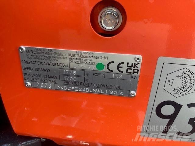 Kubota U 17-3 ミニ油圧ショベル 7t以下（ミニユンボ・ミニディガー）