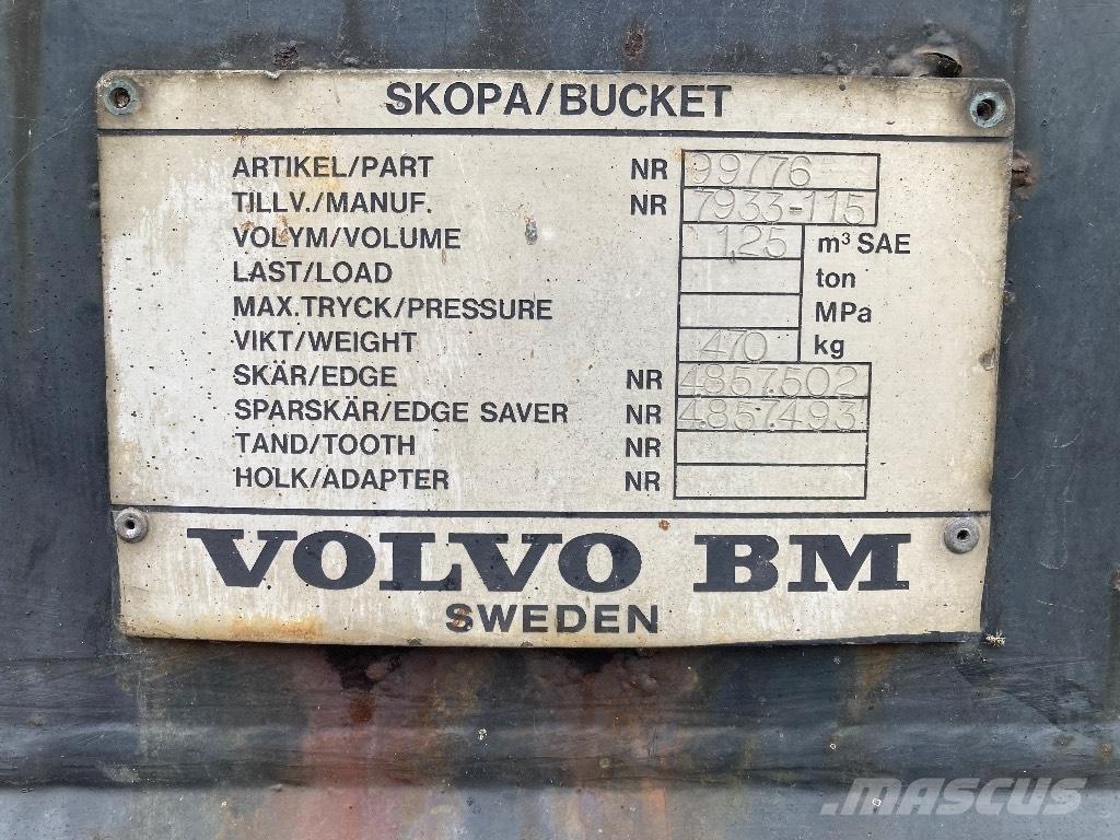 Volvo BM Skovl ホイールローダー・タイヤショベル