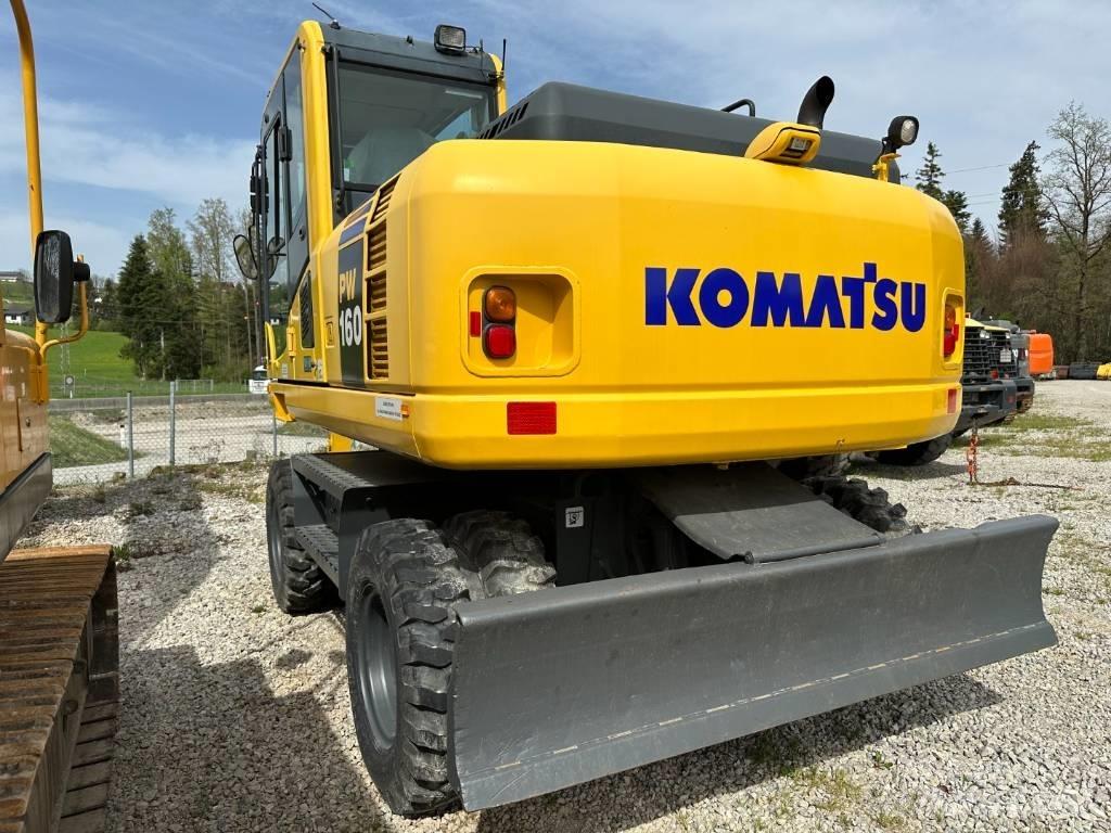Komatsu PW 160-8 ホイール式油圧ショベル（パワーショベル・ユンボ・バックホー）