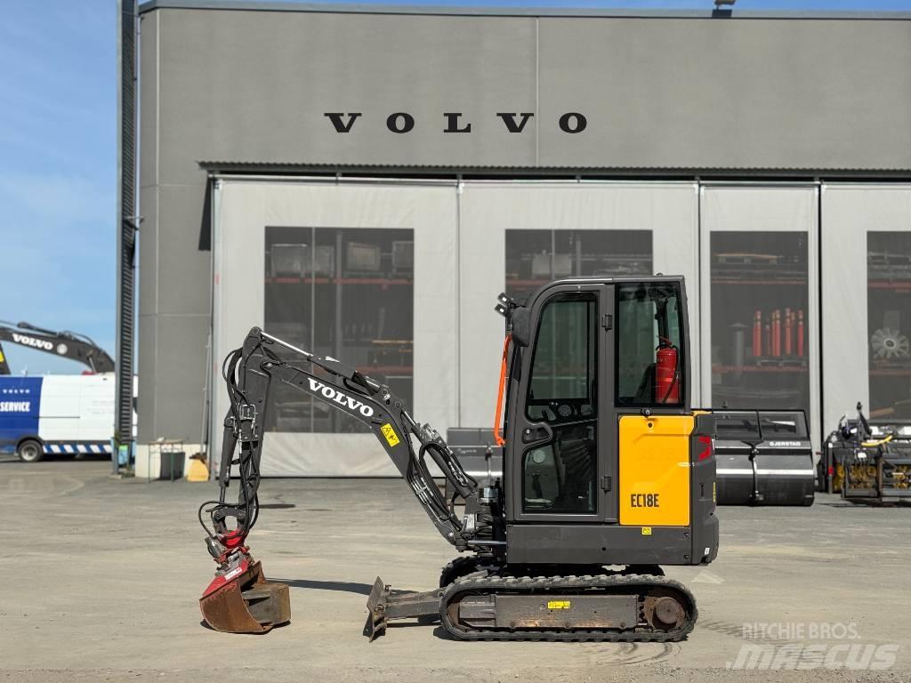Volvo EC 18 E ミニ油圧ショベル 7t以下（ミニユンボ・ミニディガー）
