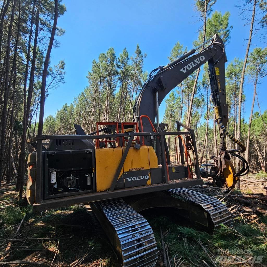 Volvo EC 200 E 林業油圧ショベル（パワーショベル・ユンボ・バックホー）