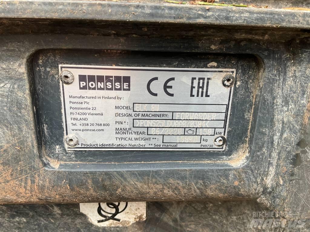 Ponsse ELK 8W フォワーダー