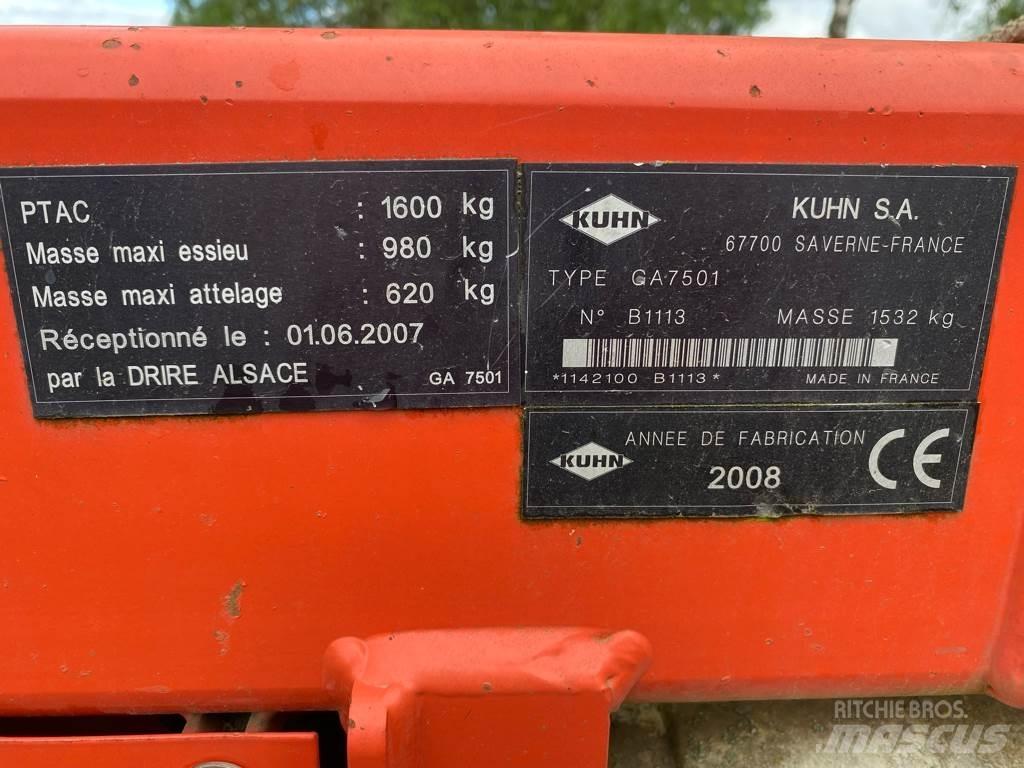 Kuhn GA 7501 ウィンドローア/レーキ
