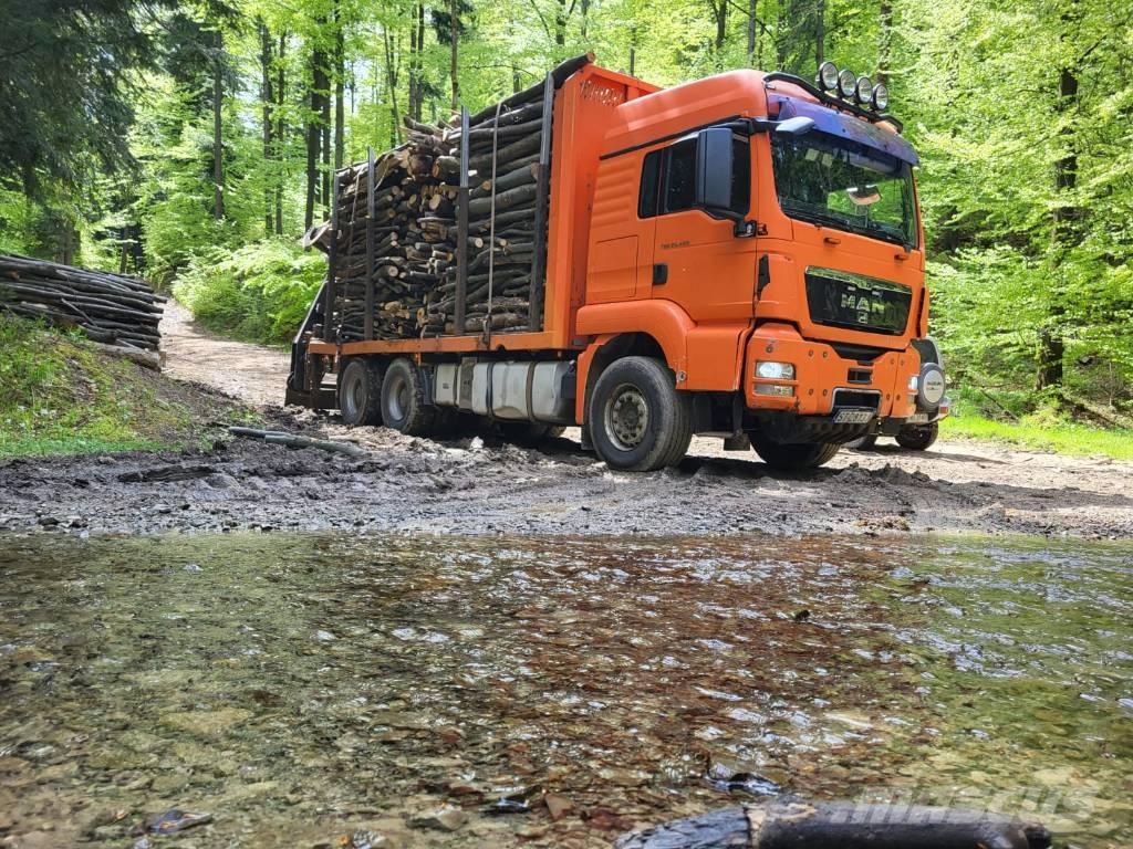 MAN TGS 26.480 クレーントラック、ユニック車