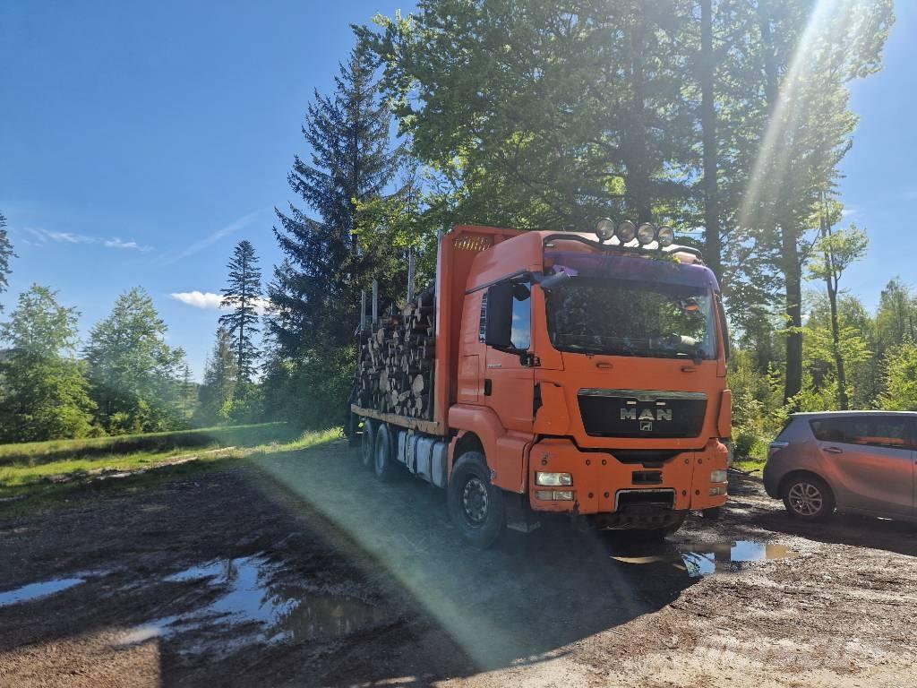 MAN TGS 26.480 クレーントラック、ユニック車