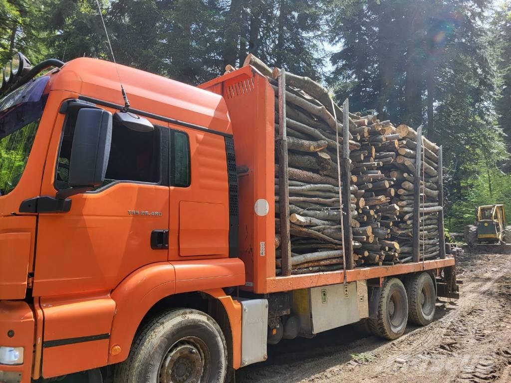 MAN TGS 26.480 クレーントラック、ユニック車