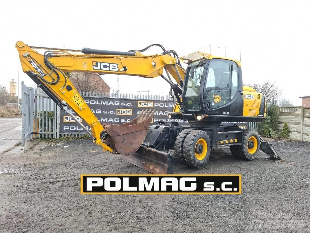 JCB JS 145 W ホイール式油圧ショベル（パワーショベル・ユンボ・バックホー）
