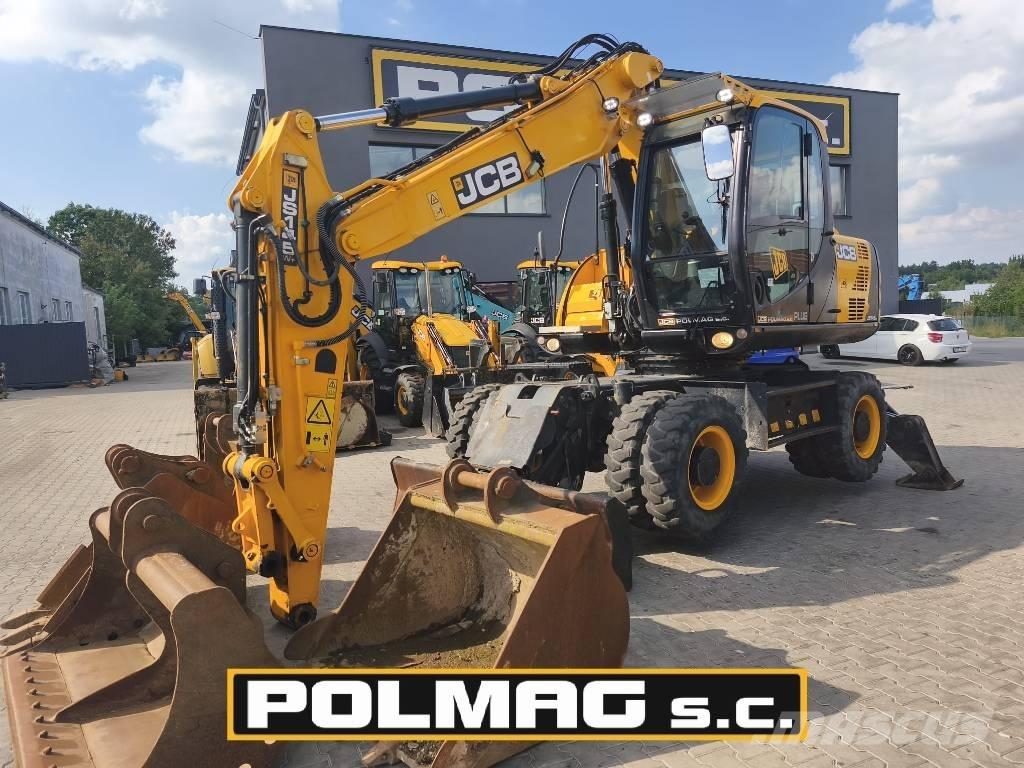 JCB JS 145 W ホイール式油圧ショベル（パワーショベル・ユンボ・バックホー）