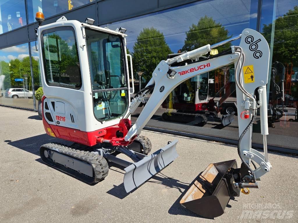 Takeuchi tb216 ミニ油圧ショベル 7t以下（ミニユンボ・ミニディガー）