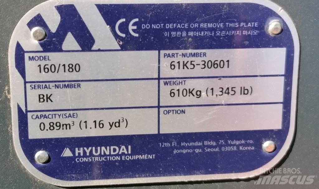 Hyundai 0.89m3_HX180 バケット