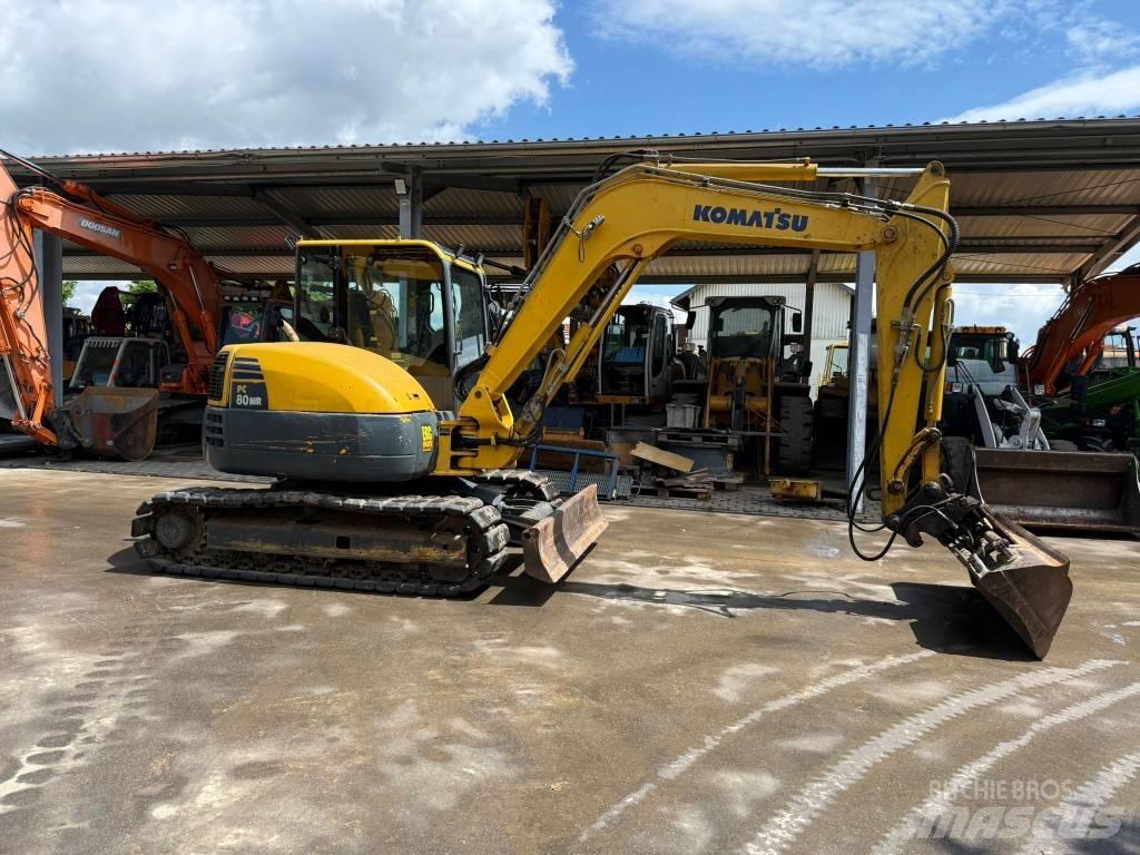 Komatsu PC 80 MR-3 中型油圧ショベル 7ｔ-12ｔ（ユンボ・パワーショベル・バックホー）