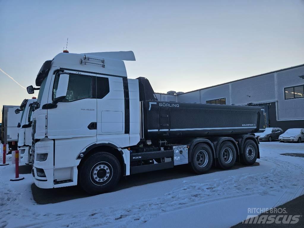 MAN TGX 35.510 8x4-4 ダンプ