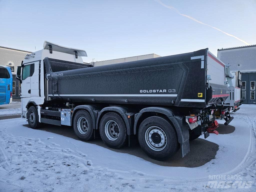 MAN TGX 35.510 8x4-4 ダンプ