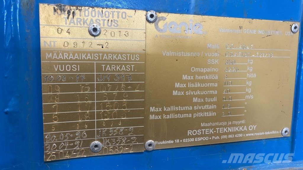 Genie GS 4047 シザースリフト