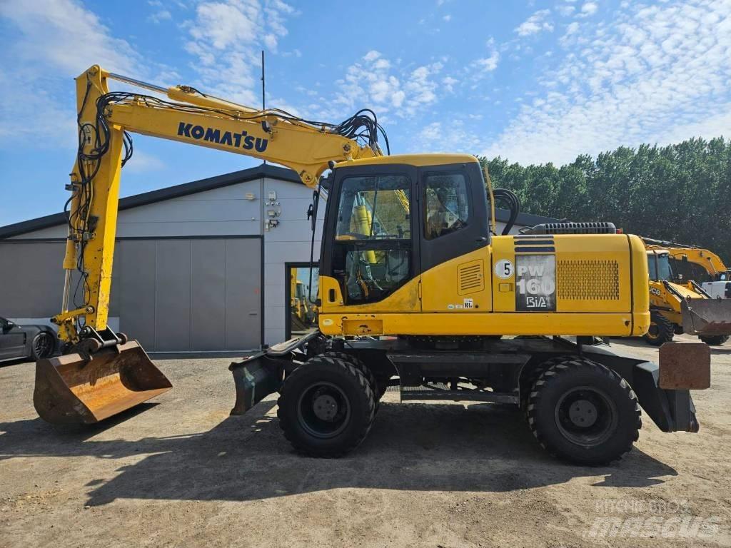 Komatsu PW 160-7 ホイール式油圧ショベル（パワーショベル・ユンボ・バックホー）