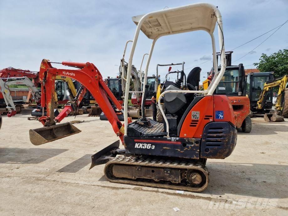 Kubota KX 36-3 ミニ油圧ショベル 7t以下（ミニユンボ・ミニディガー）