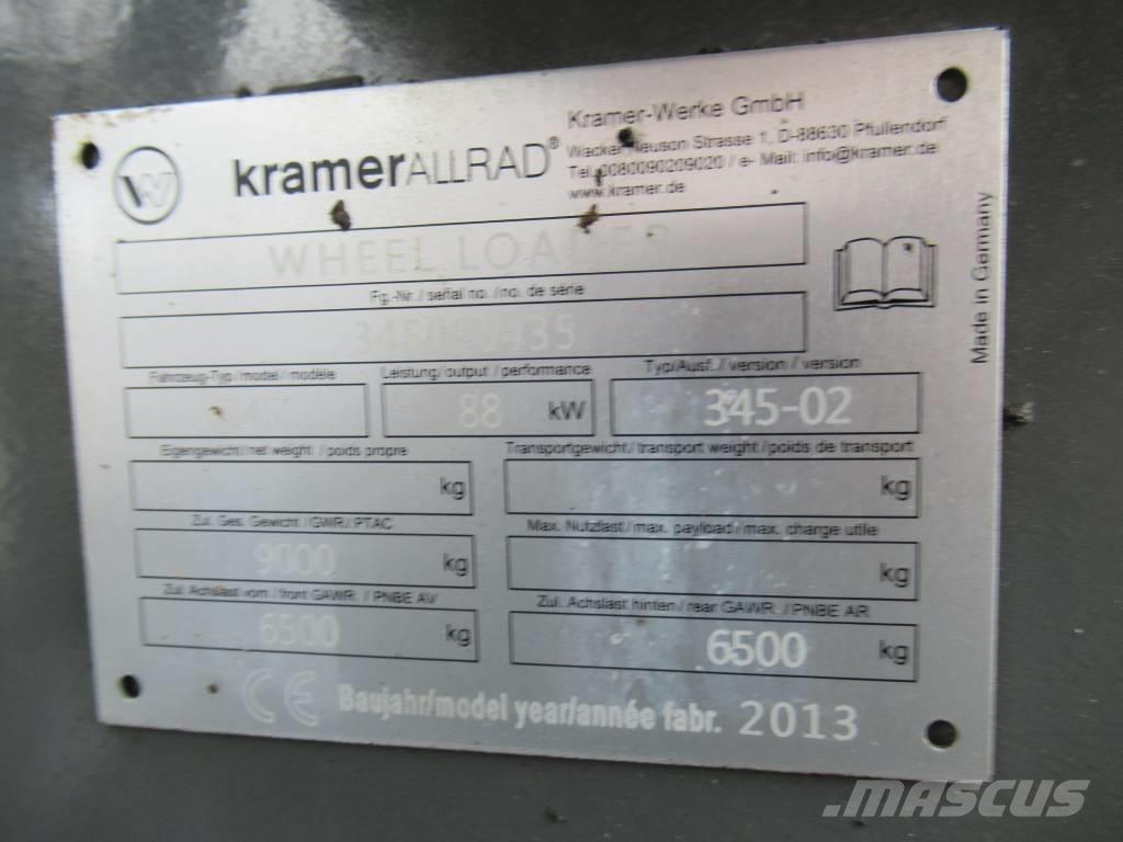 Kramer 880 2 x KAUHA ホイールローダー・タイヤショベル