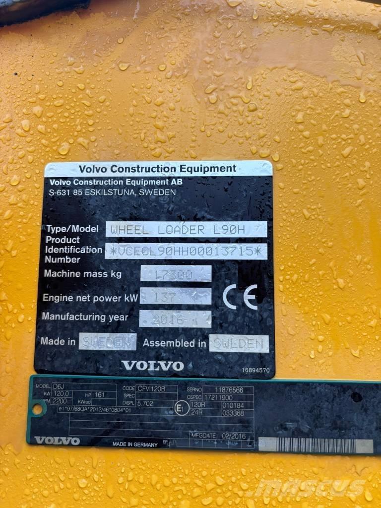 Volvo L 90 H ホイールローダー・タイヤショベル