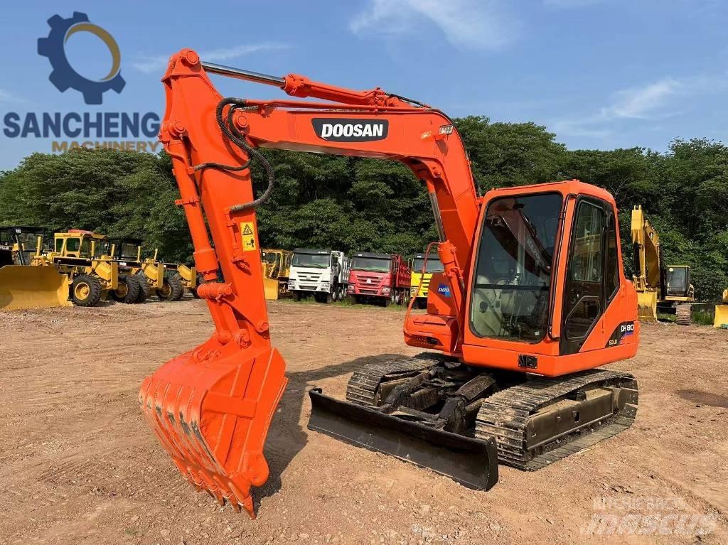 Doosan DH 80 中型油圧ショベル 7ｔ-12ｔ（ユンボ・パワーショベル・バックホー）