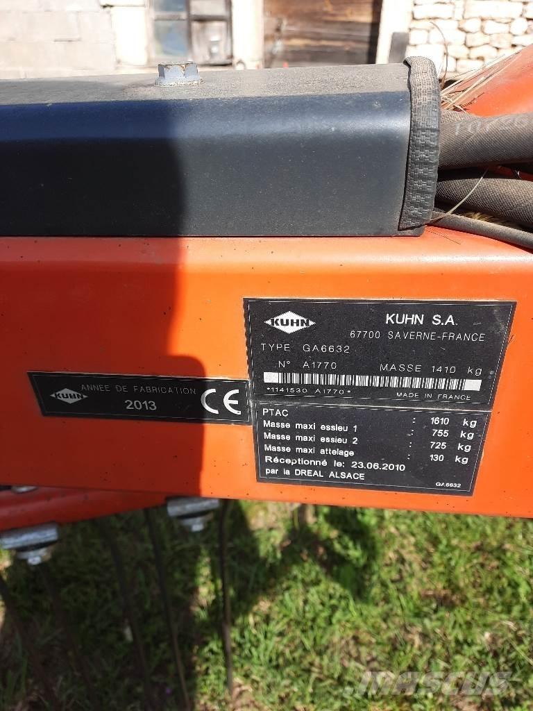Kuhn GA6632 ウィンドローア/レーキ