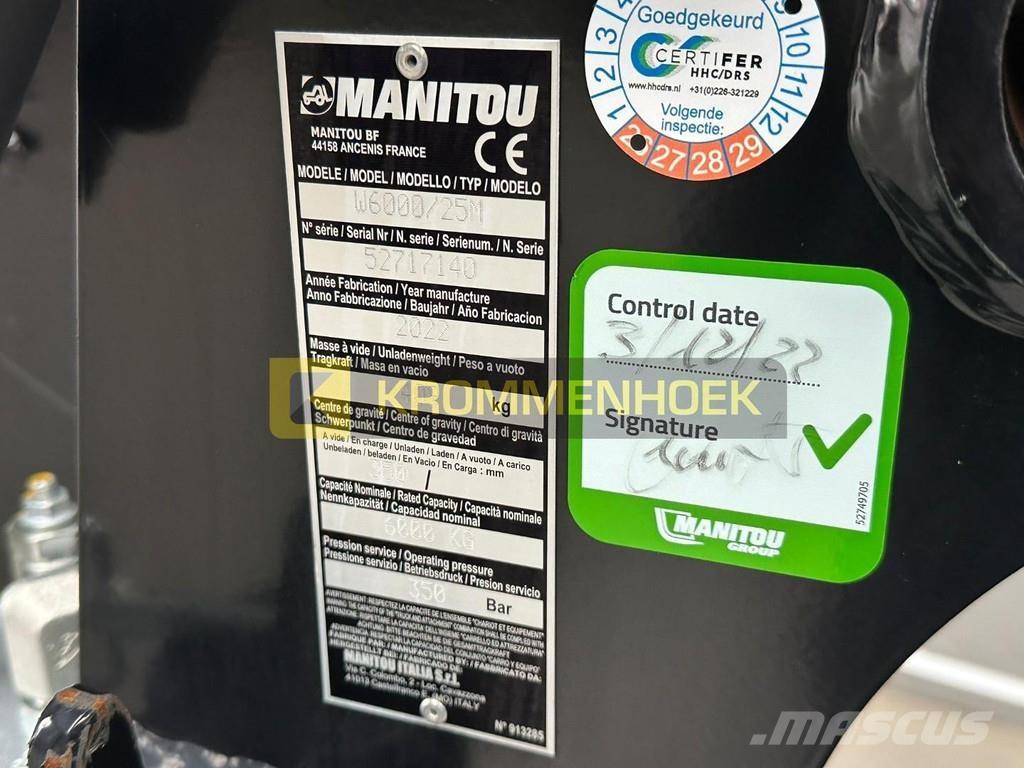 Manitou W6000 テレスコーピックハンドラー