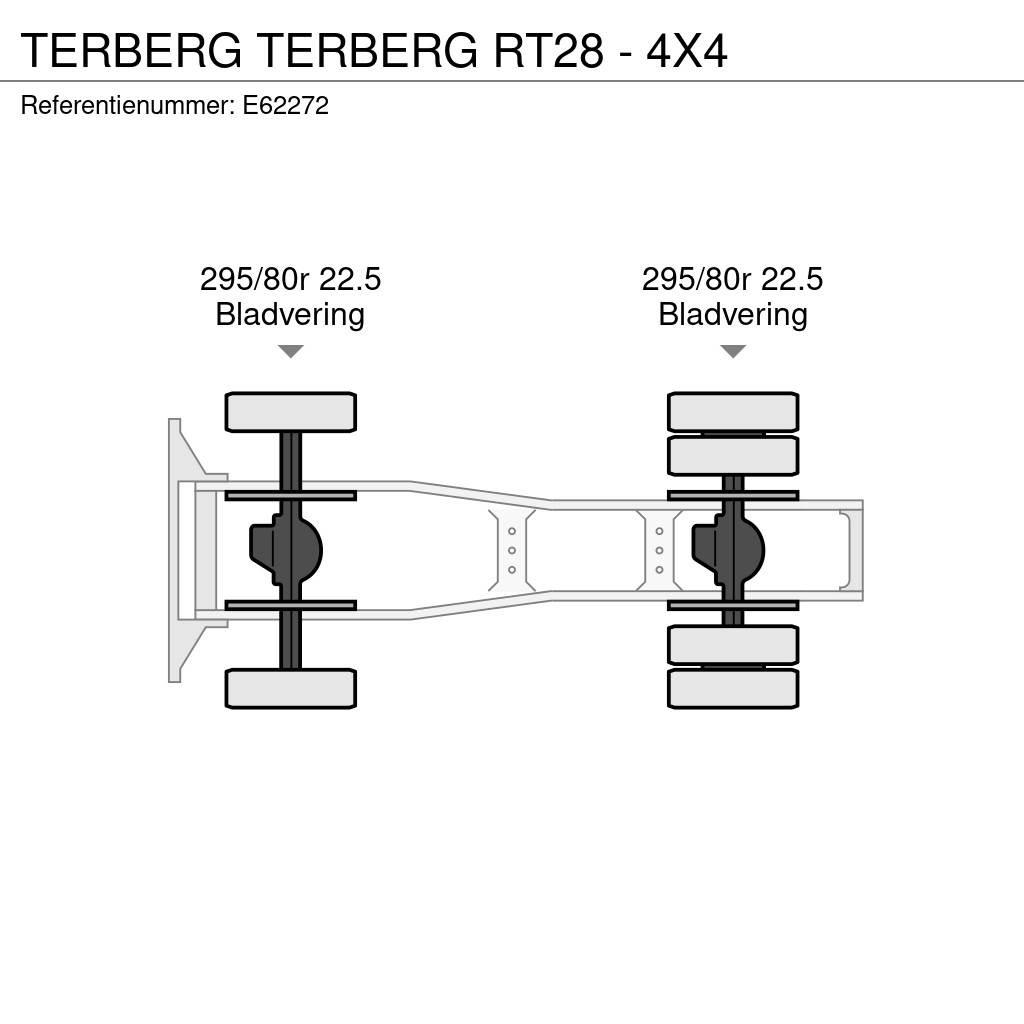 Terberg RT28 - 4X4 中古トラクターヘッド | トレーラーヘッド