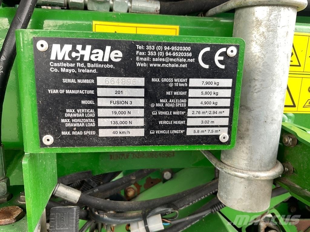 McHale Fusion 3 ラウンドベーラー