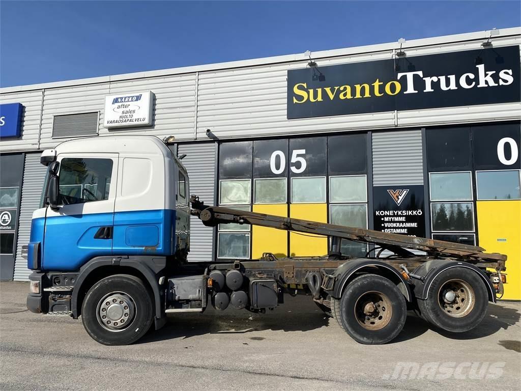 Scania R 124 6X2 ケーブルリフト着脱式トラック