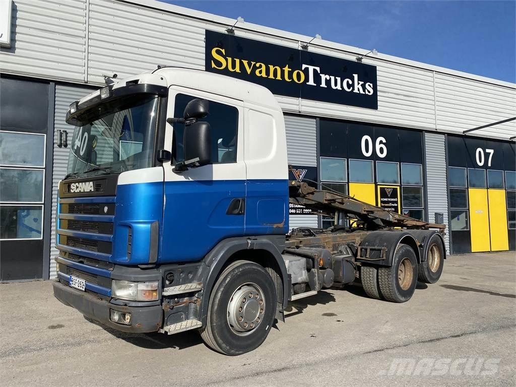 Scania R 124 6X2 ケーブルリフト着脱式トラック