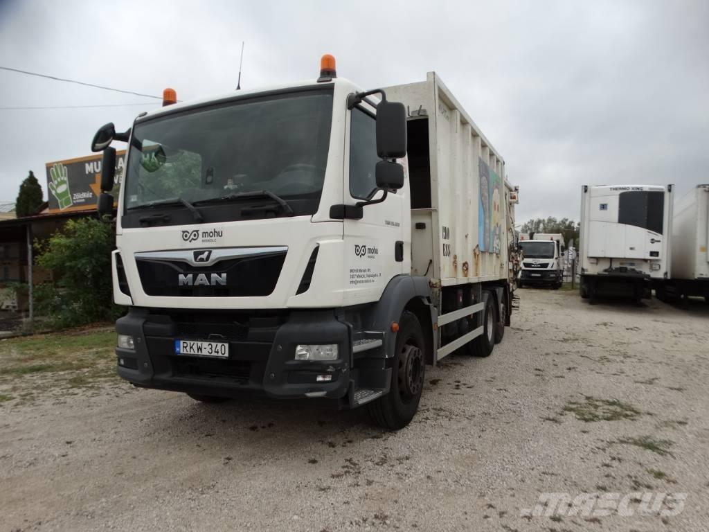 MAN TGM 26.320 塵芥車、パッカー車